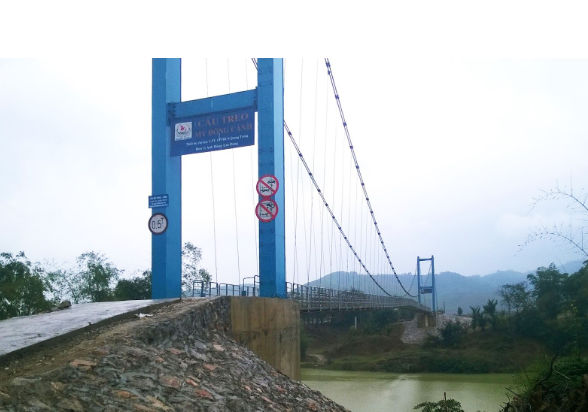 Cầu treo Mý Đông Cành - Công Ty Cổ Phần Tập Đoàn Công Nghiệp Quang Trung